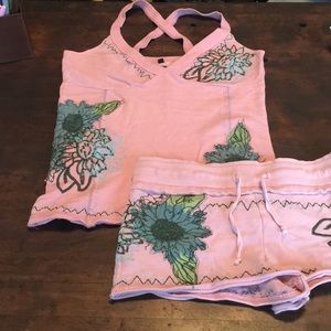 Adorable shorts and tank set